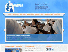 Tablet Screenshot of greekfest.org