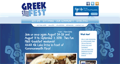 Desktop Screenshot of greekfest.ca